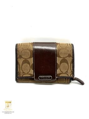 Coach signature compact Wallet
